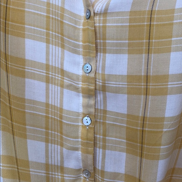YELLOW CHECKERED TOP - Picture 7 of 8